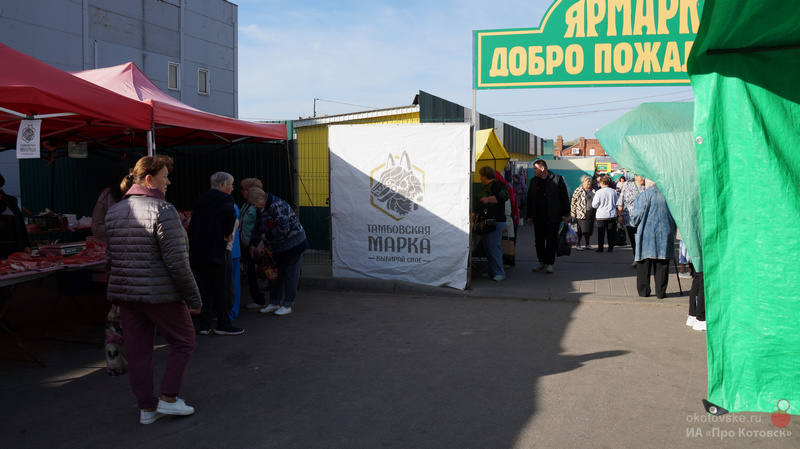 В Котовске прошла очередная ярмарка товаров местных производителей «Выбирай свое».