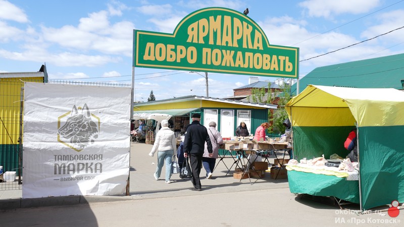 В Котовске прошла вторая в этом году ярмарка местных товаропроизводителей «Выбирай своё».